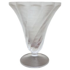 Lalique France, coupe à glace, 20e siècle