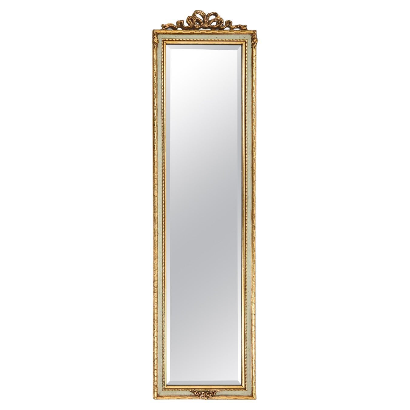 Golden classic mirror For Sale