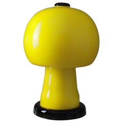 Lampe de table champignon de Karin Korn pour Beleuchtungsglaskombinat Görlitz, 1960s