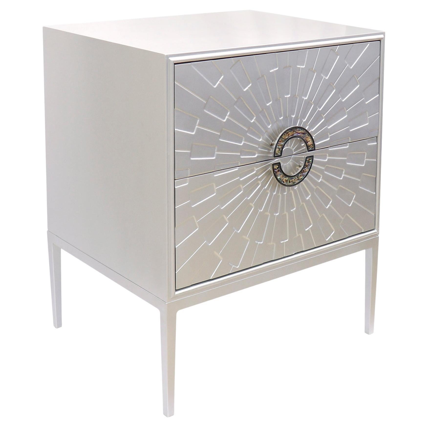 Pasargad Home Luna Nightstand  For Sale