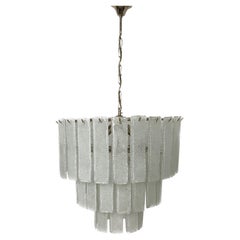 Murano glass chandelier from the 70s attributable to Studio Luce