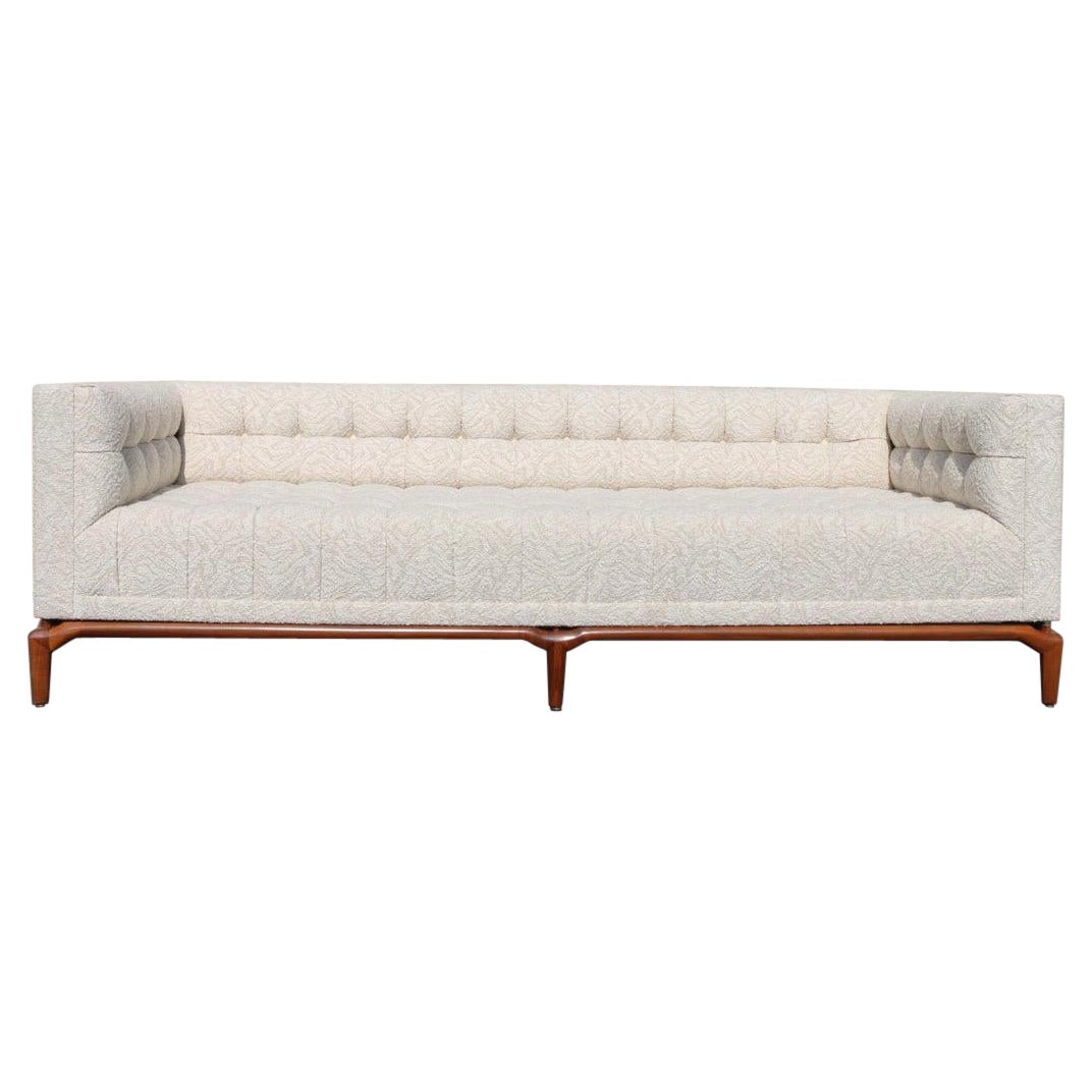 Biscuit Tufted Sofa by Maurice Bailey for Monteverdi Young For Sale