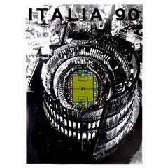 1990 World Cup Italia '90 Original Vintage Poster