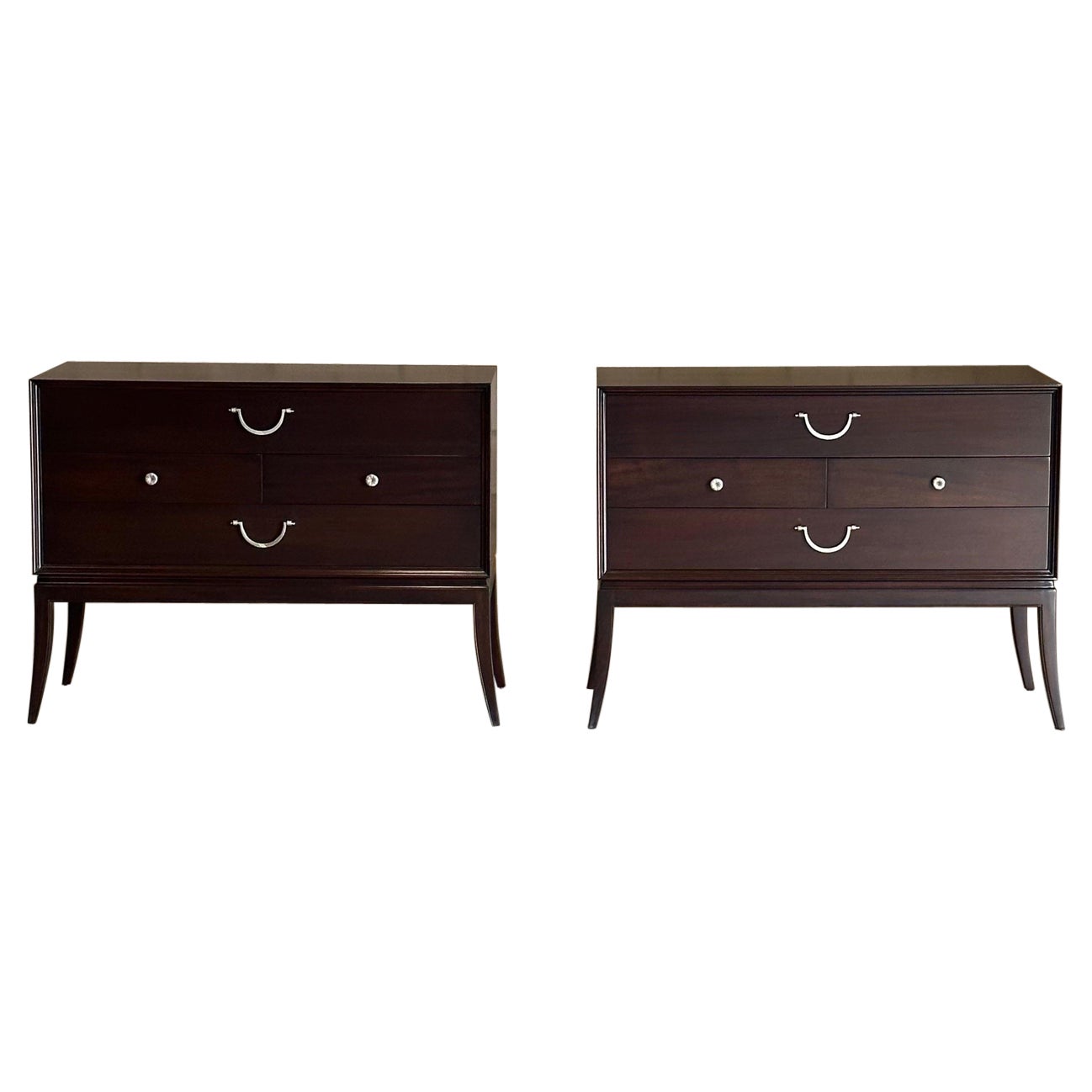 Tommi Parzinger Chests for Charak Modern- A Pair For Sale
