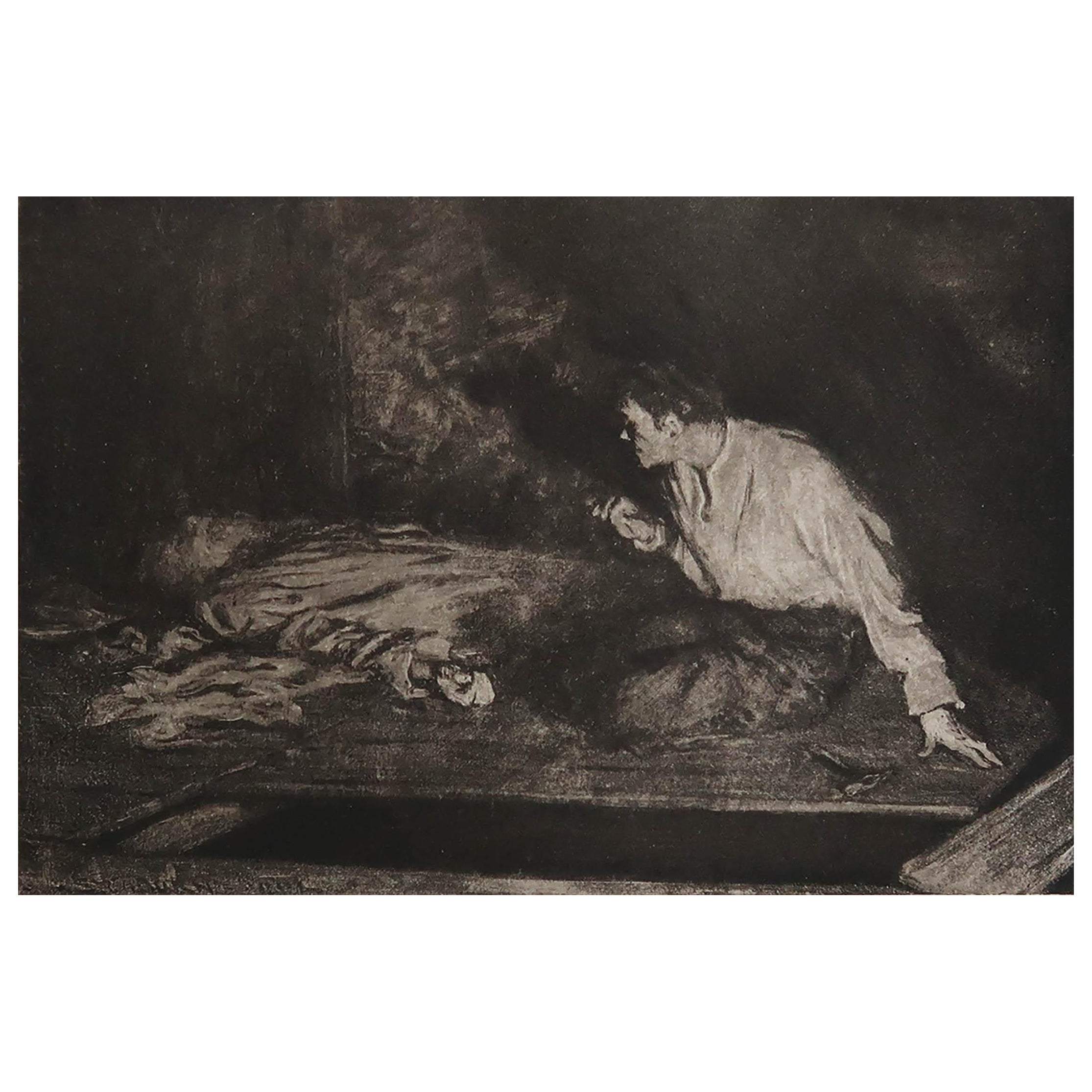 Original Limited Edition Print by Frederick S. Coburn, " The Tell-tale Heart "  For Sale