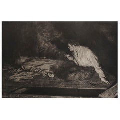 Original Limited Edition Print by Frederick S. Coburn, " The Tell-tale Heart " 