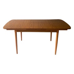 1970’s mid century extending dining table by Schreiber Furniture