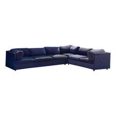 Two piece Selig Sectional Sofa by Milo Baughman - Seats Six