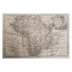 Original Antique Map of Africa. C.1780