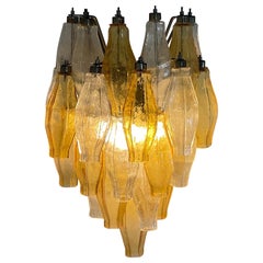 Vintage Chandelier Poliedri, Carlo Scarpa, Venini, 50s