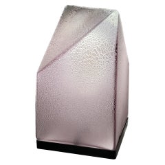 Lampe en verre de Murano des années 70 attribuée à Barbini Murano