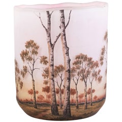 Daum Nancy Landscape Vase, circa 1910