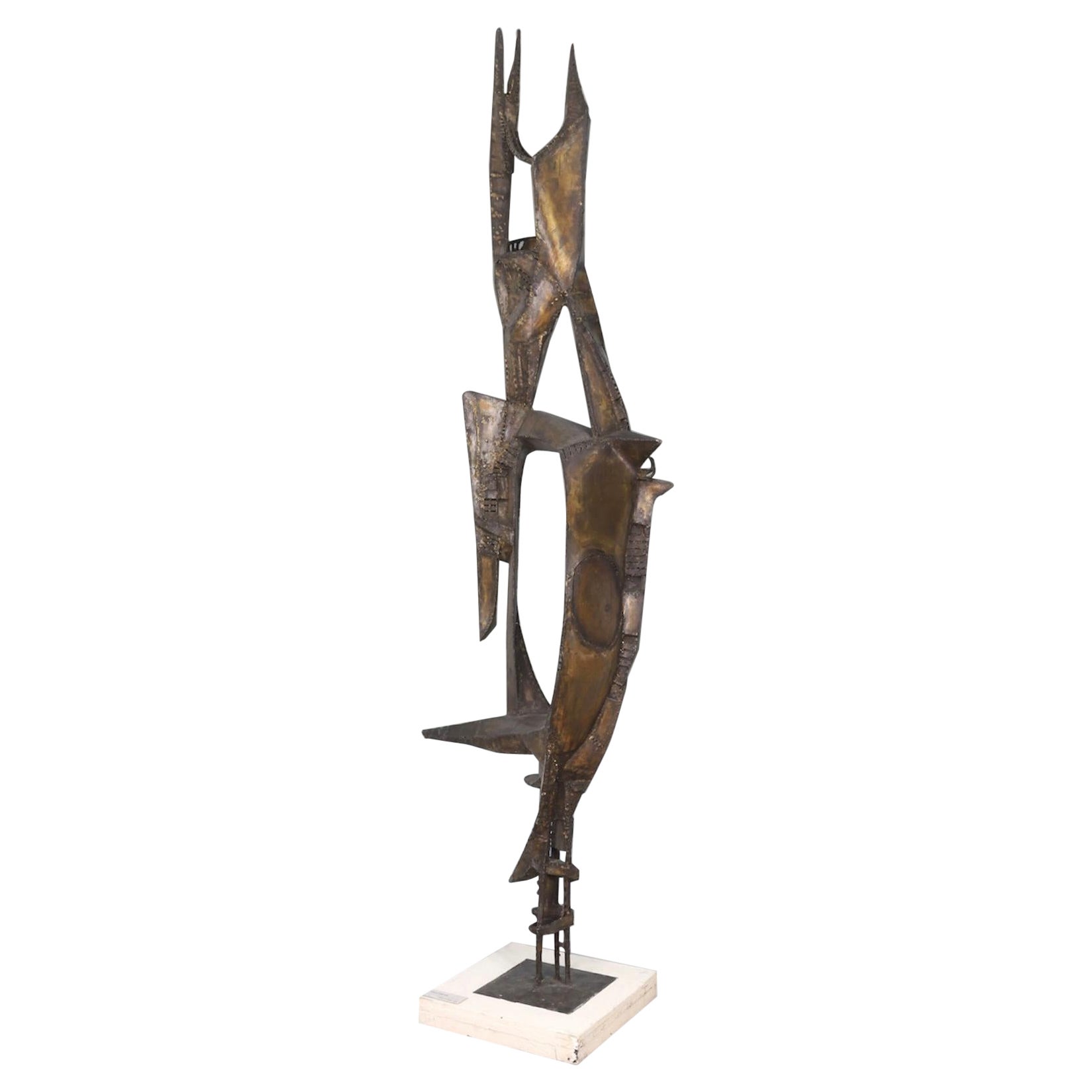 Constantin Andreou monumental sculpture 280 cm For Sale
