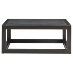 Bunny Williams Home Ming Coffee Table, Black Marble Top