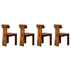 Mario Marenco "Sapporo" Chairs for Mobil Girgi, 1970, Set of 4