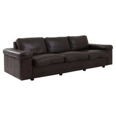 20th Century German Upholstered Leather Sofa