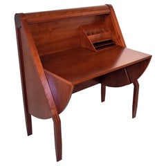 Retro Compass Writing Desk Bureau by Pedro Miralles Claver for Punt Mobles, circa 1990