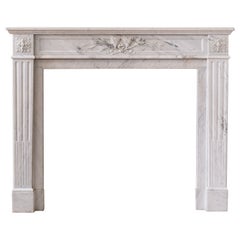 Antique Louis XVI Style Fireplace