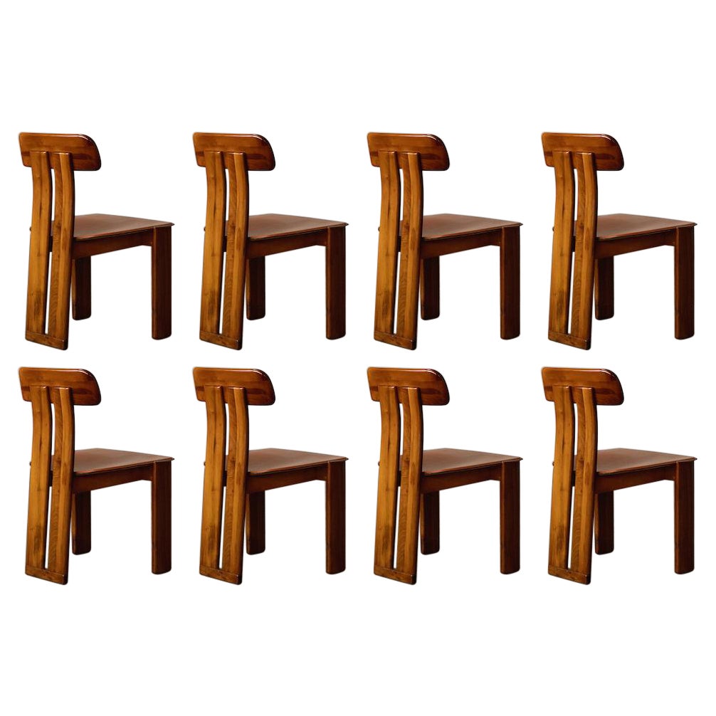 Mario Marenco "Sapporo" Chairs for Mobil Girgi, 1970, Set of 8 For Sale