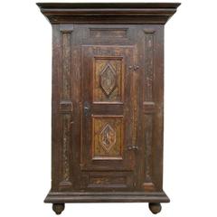Swedish 17th Century Baroque Cupboard 9
