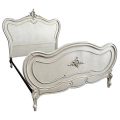 Louis XV Style French Painted Bed Full Size