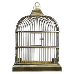Large brass birdcage