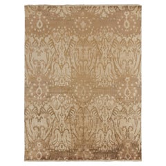 Rug & Kilim’s Classic-Style Contemporary Rug in Beige-Brown Ikats Patterns