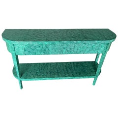 Lizzie Console in Absolute Green Swirl by The Fabulous Things