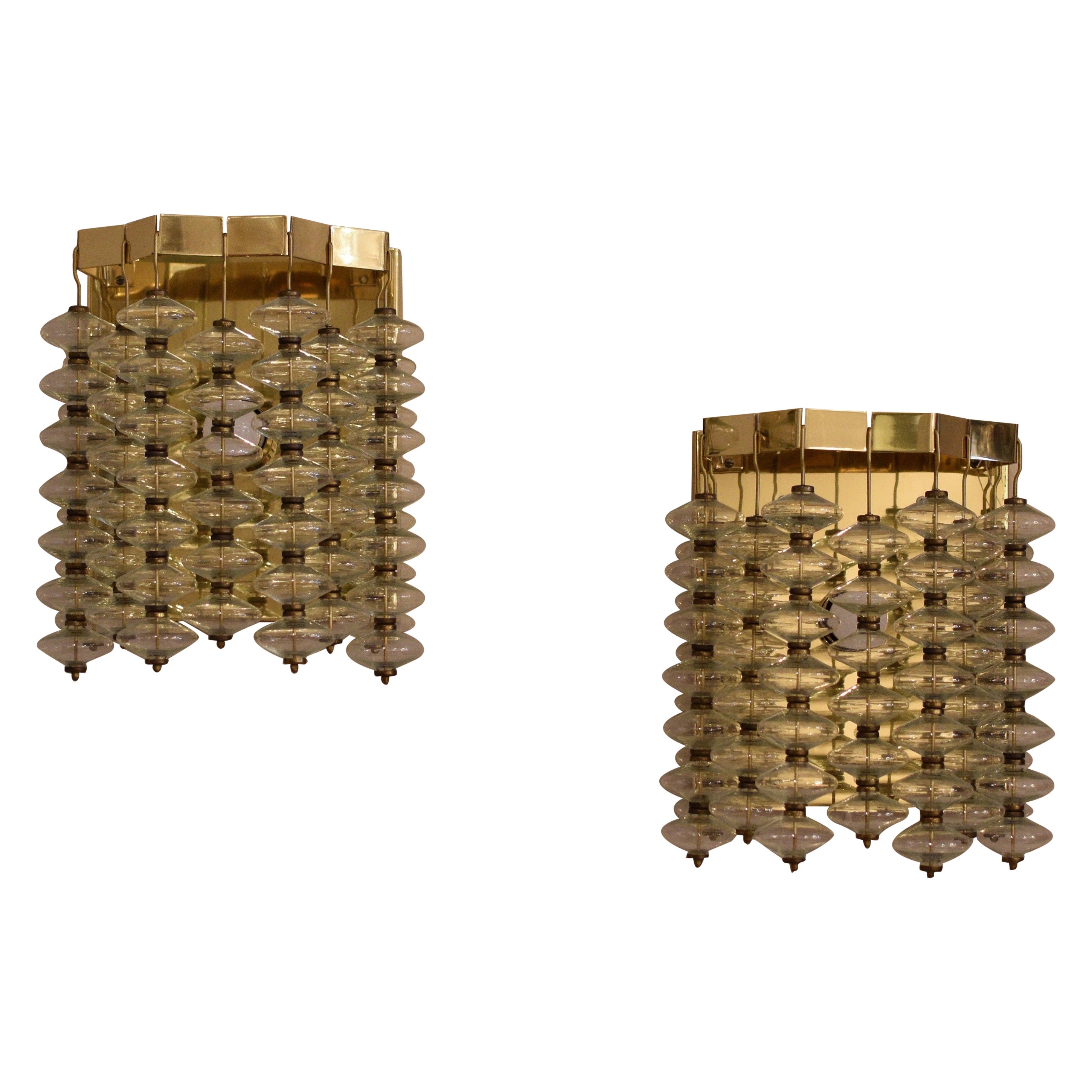 Estrella V-258 Wall Lamp by Hans-Agne Jakobsson for Markaryd, Set of 2 For Sale