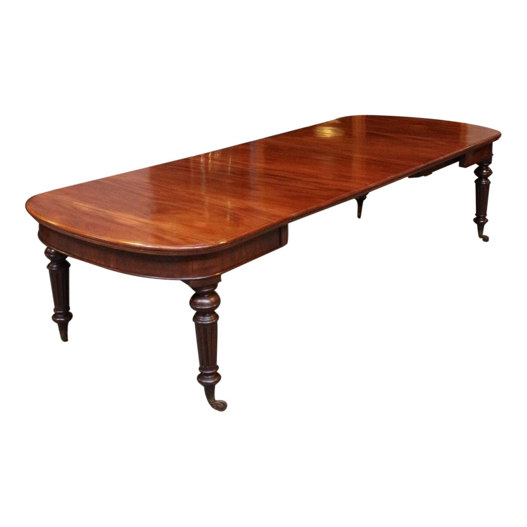 Large antique dining table