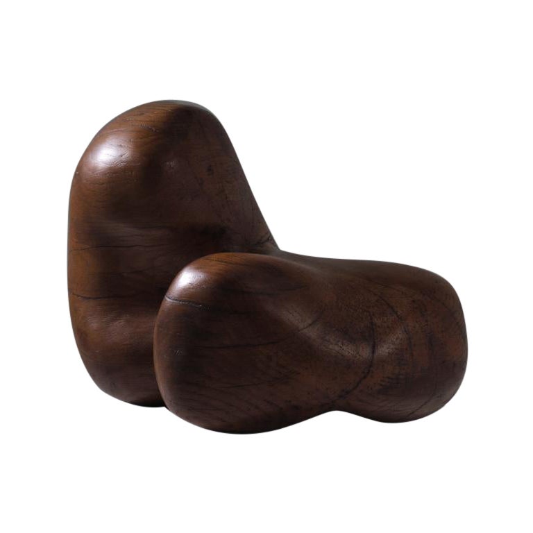 Abstract Wooden Sculpture by Hanneke Mols, 1960s For Sale