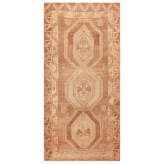 Tapis turc vintage Tribal Kars.  6 ft 1 in x 12 ft 9 in