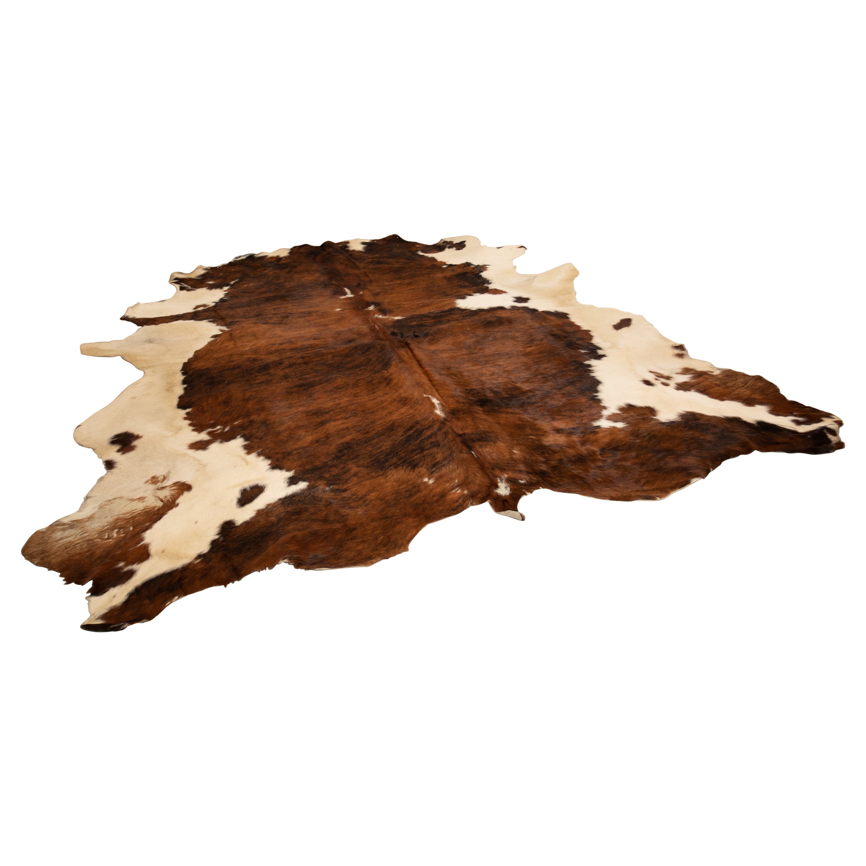 Brindle Faux Cowhide Brazilian Printed Hair on Hide Velvety Fabric