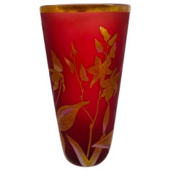 Vase en verre d'art Studio Glass à édition limitée de Steven Correia Circa 2005 85 sur 500