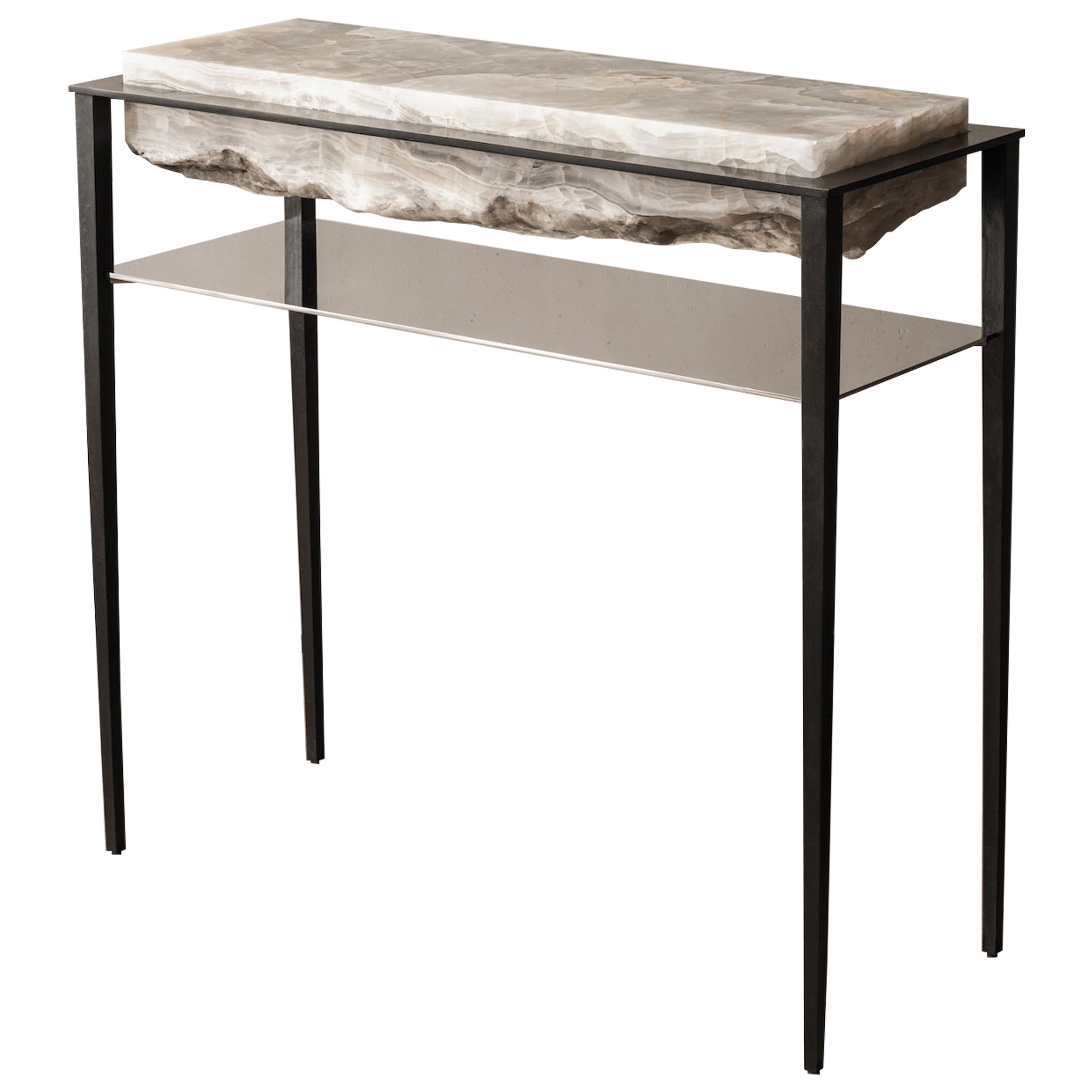 Cremino Cloud Onyx Console Table by Gianluca Pacchioni For Sale