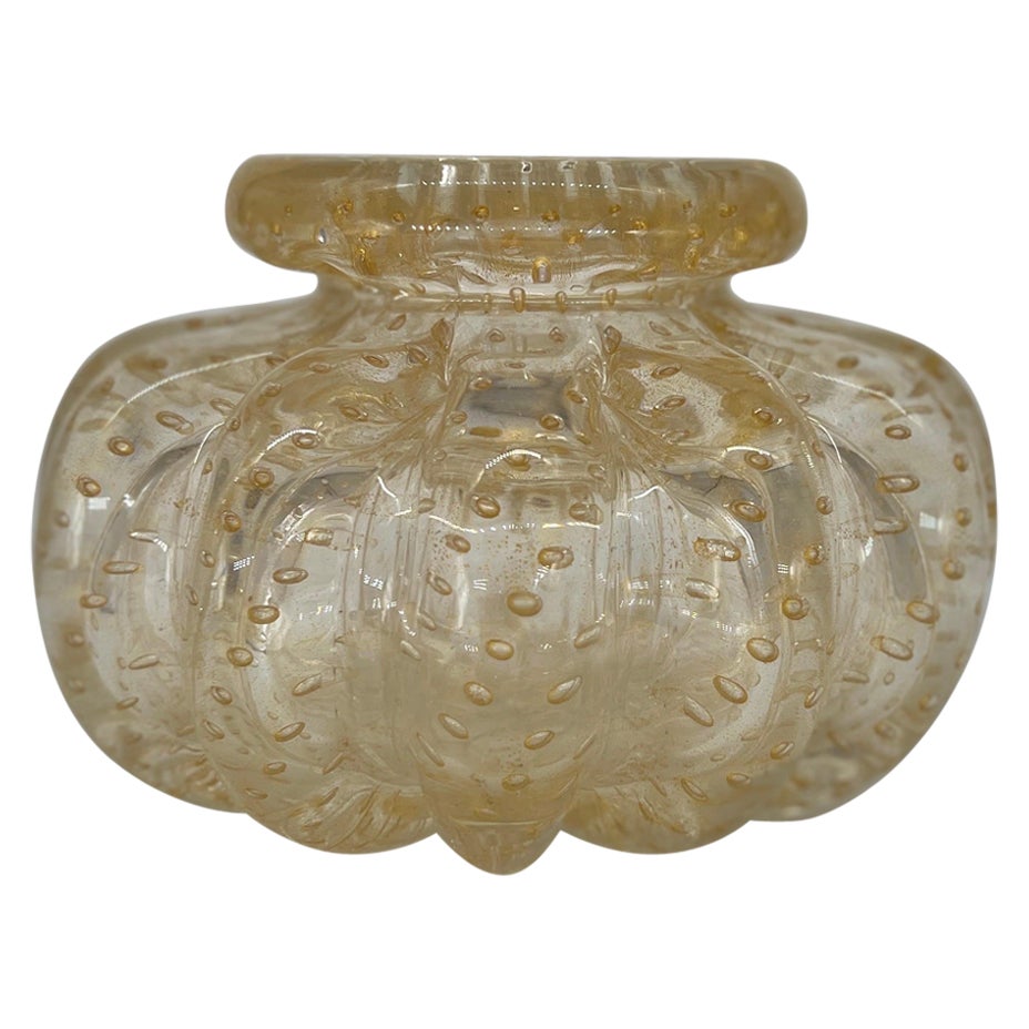Donghia Italian Murano Glass Vase For Sale