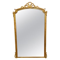 Antique 19th Century Louis XVI style Gilded Mirror
