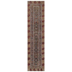 Antique Circa-1900 Herati-pattern Persian Serab Runner