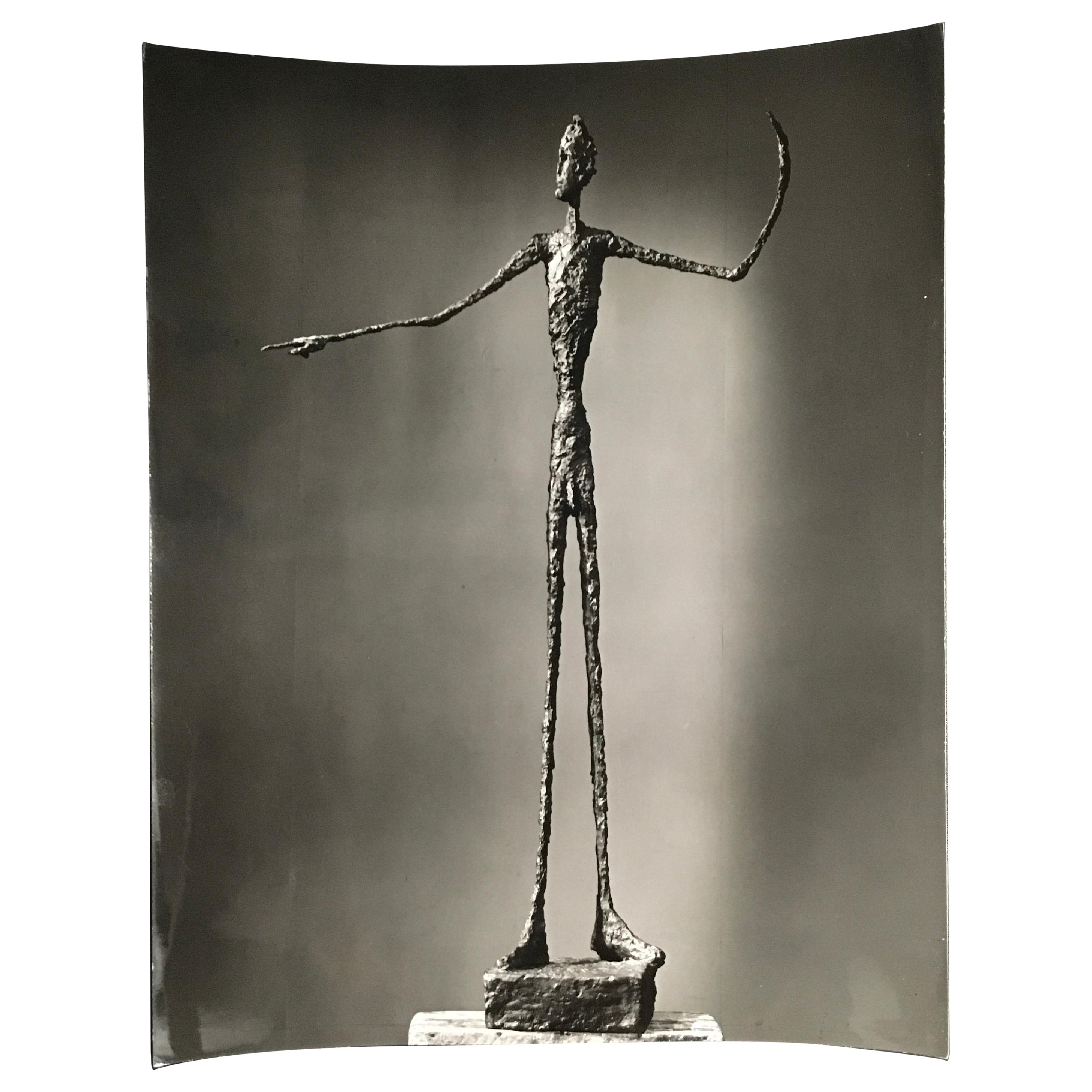 F. L. Kennett, "Giacometti", original 1950s black and white modernist photograph For Sale