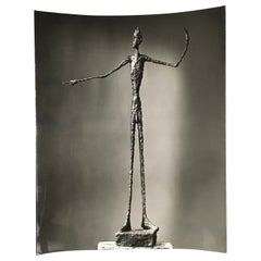 Vintage F. L. Kennett, "Giacometti", original 1950s black and white modernist photograph