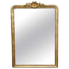 Used French Louis Philippe Floor Mirror