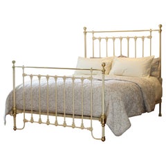 Victorian Antique Bed in Cream, MK280