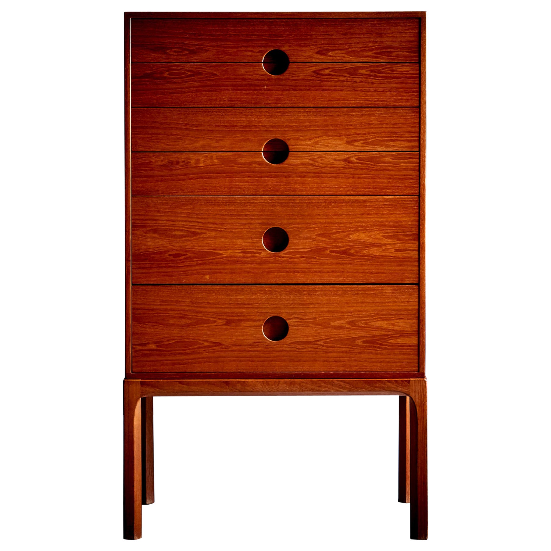 Kai Kristiansen for Aksel Kjersgaard Entre 3B Model 385 Dresser Chest of Drawers For Sale