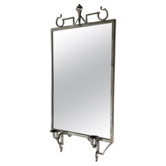 Pewter Mirror, Swedish Grace by prominent designer Harald Linder