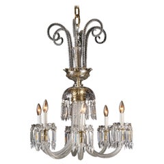 Used French Mid 20th Century Crystal Chandelier
