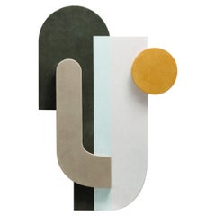 Scultura da parete in pelle Stephane Parmentier per Giobagnara Tabou Parete 2