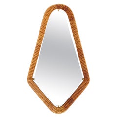 Italian Wicker Mirror