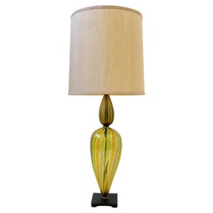 Retro Italian Murano Glass Table Lamp