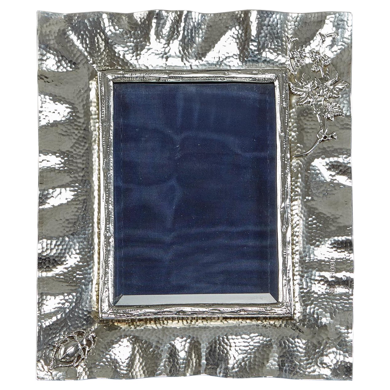 Aesthetic style silver photograph frame For Sale