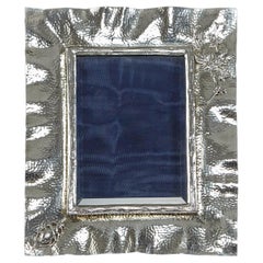 Aesthetic style silver photograph frame